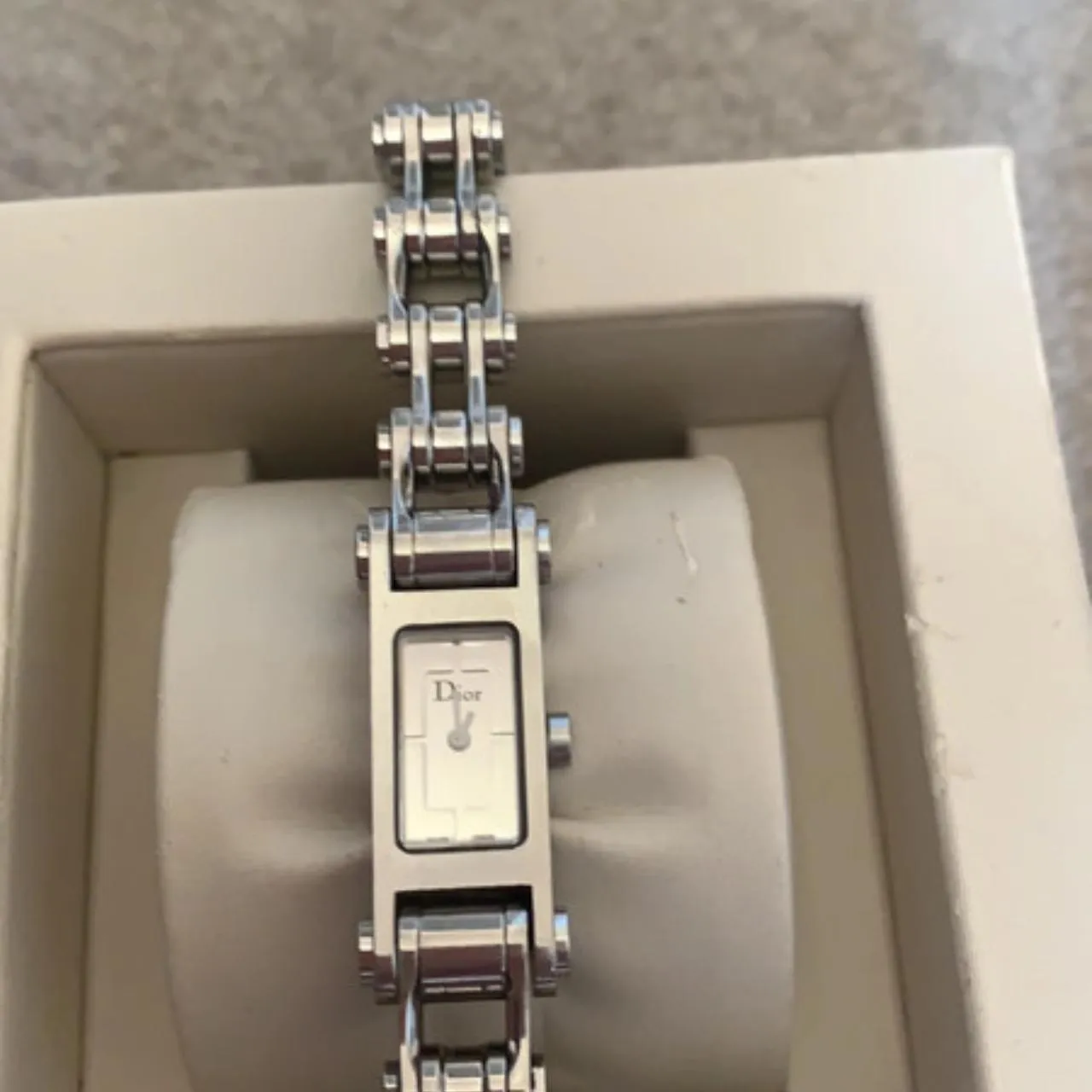 Rent Christian Dior Womens Silver Watch