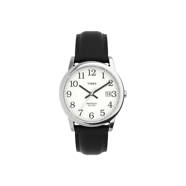 Rent Timex Men's Easy Reader 35mm Leather Strap Watch